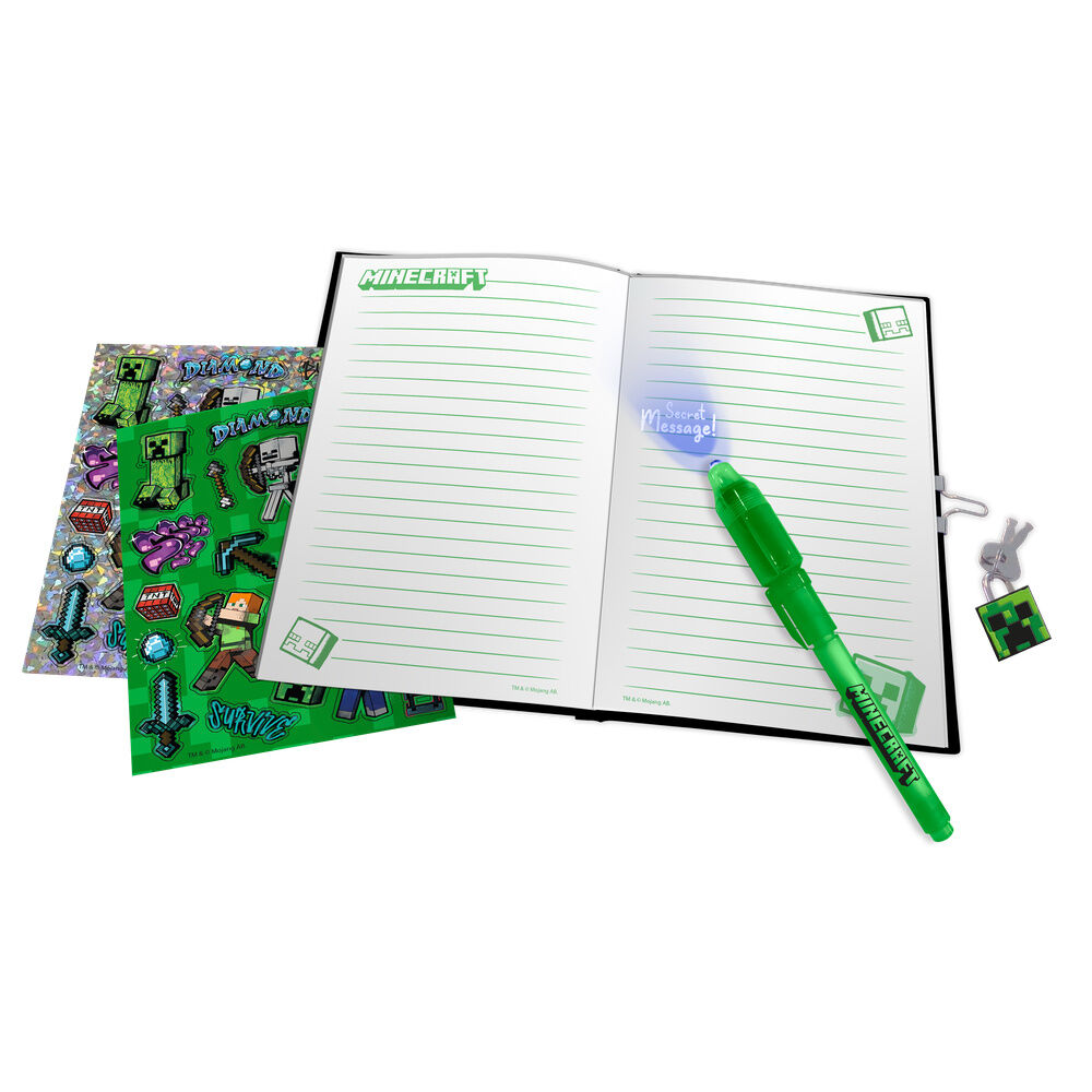 Minecraft Diary + magic pen