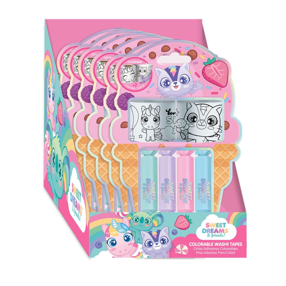 Sweet Dreams & Friends Adhesive tape + highlighters - Image 2