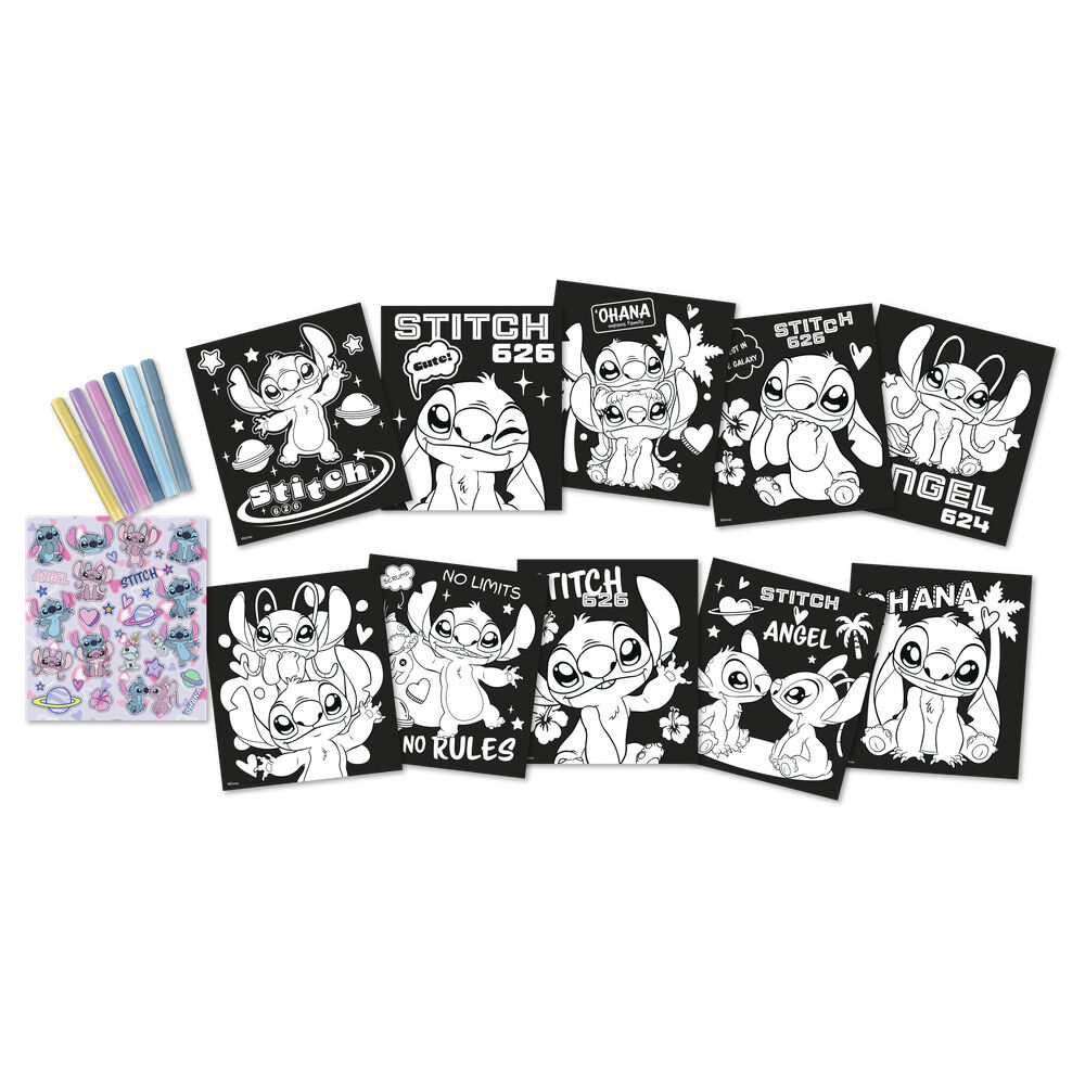 Disney Stitch Notebook + markers - Image 2