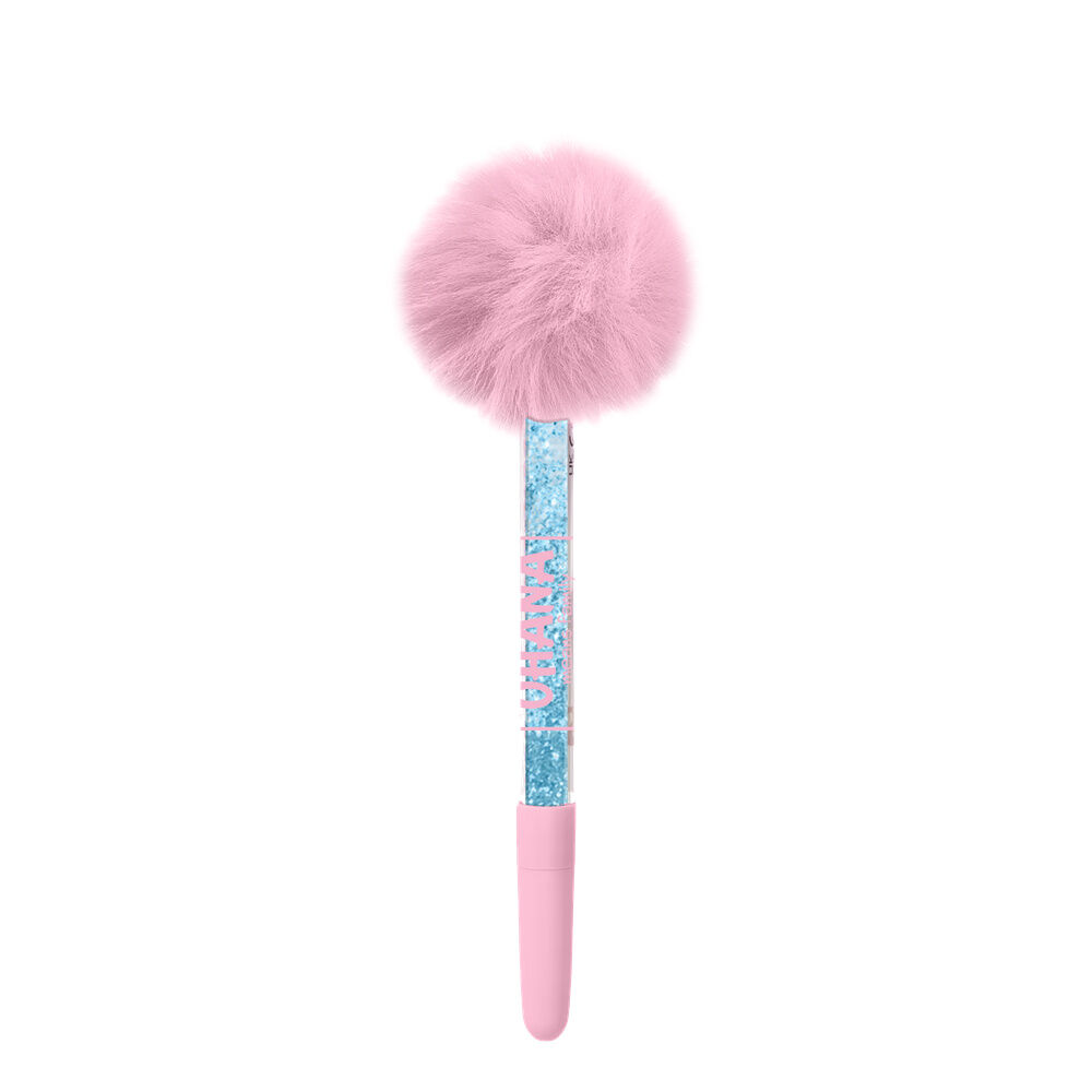 Disney Stitch Squshy notebook + pompom pen - Image 2
