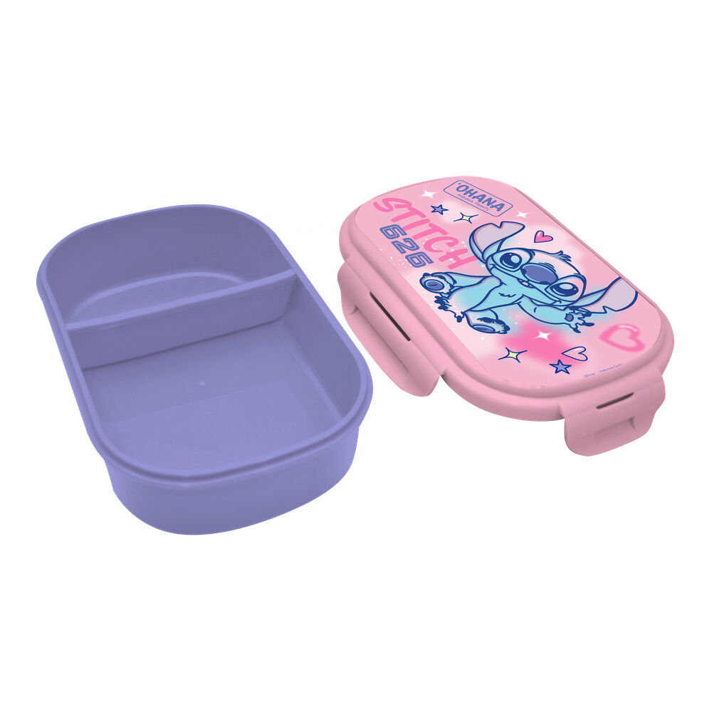 Disney Stitch lunch box + cutlery - Image 2