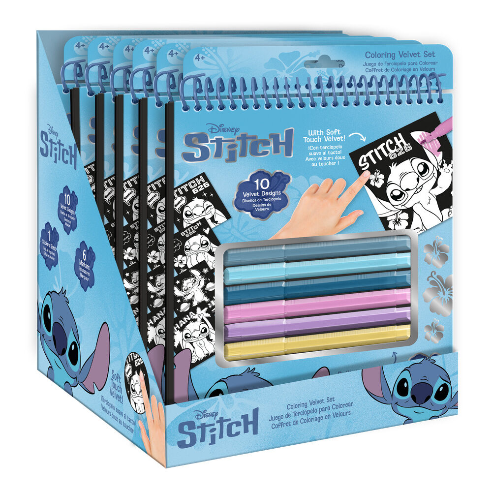Disney Stitch Notebook + markers - Image 3
