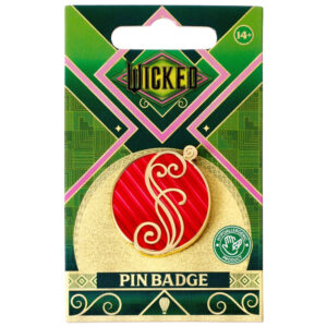 Wicked Glinda Pink Shiz Logo pin badge