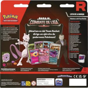 Latin American Pokemon Rockets Mewtwo Ex League Battle Deck Blister of collectible cards