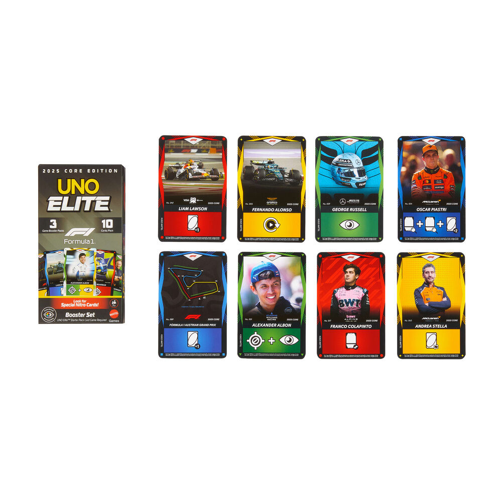 UNO Elite F1 Booster Pack card game - Image 2