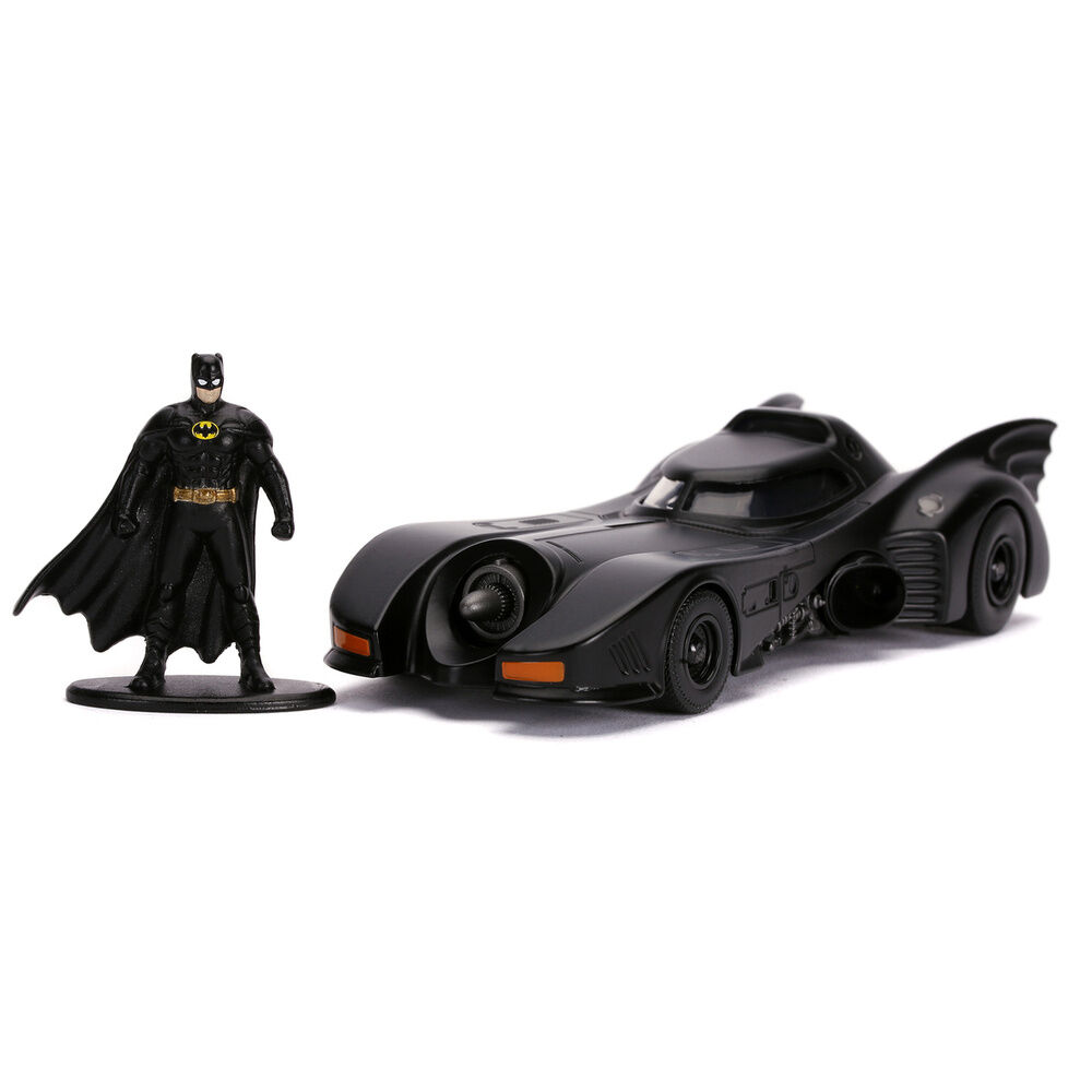 DC Comics Batmovil 1989 metal car + Batman figure set - Image 2