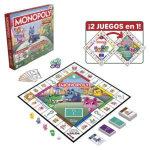 Spanish Monopoly Junior 2-in-1 game