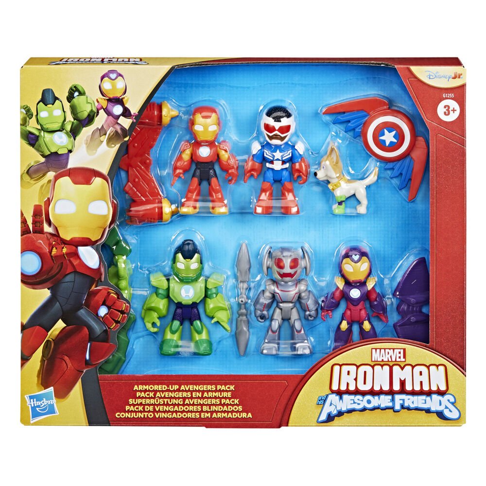 Marvel Iron Man And His Awesome Friends pack 6 figures 7cm - Image 2
