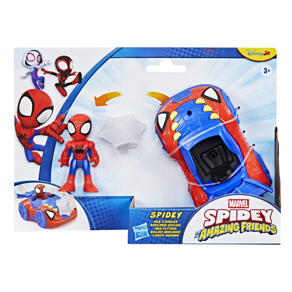 Marvel And His Awesome Friends Spidey figure + vehicle - Image 2