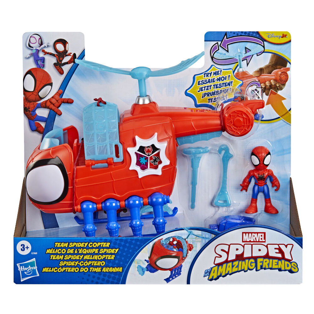 Marvel And His Awesome Friends Spidey figure + vehicle - Image 2
