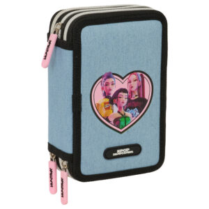 Demon Hunters Kpop Huntrix triple pencil case 37pcs