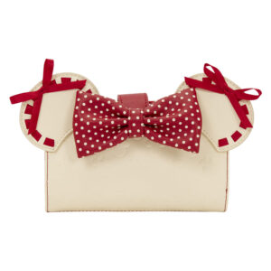 Loungefly Disney Minnie Mouse Rocks the Dots Coquette wallet
