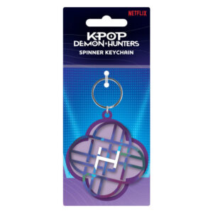 KPop Demon Hunters rotating keychain
