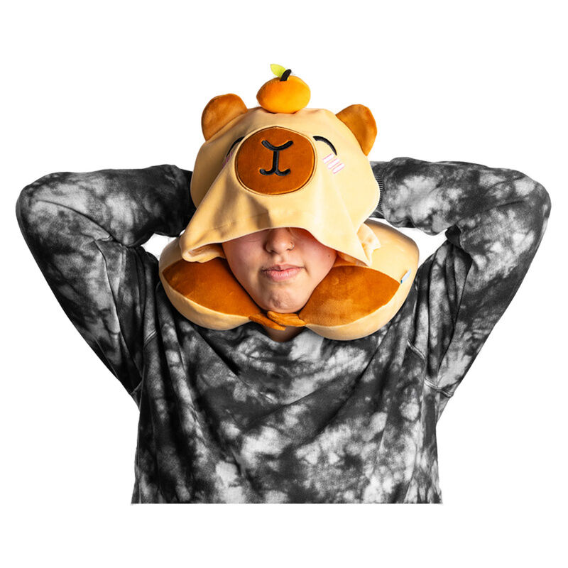 Hoodeazzz Duke The Capibara hooded travel pillow - Image 2