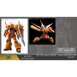Mobile Suit Gundam HG 1/144 Gouf Ignited Heine Westenfluss custom mofel kit