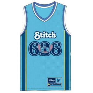 Disney Stitch adult basketball t-shirt