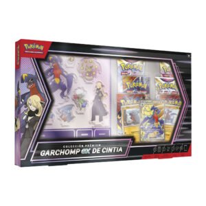 Latin Pokemon Garchomp ex Cynthia Blister set of collectible cards