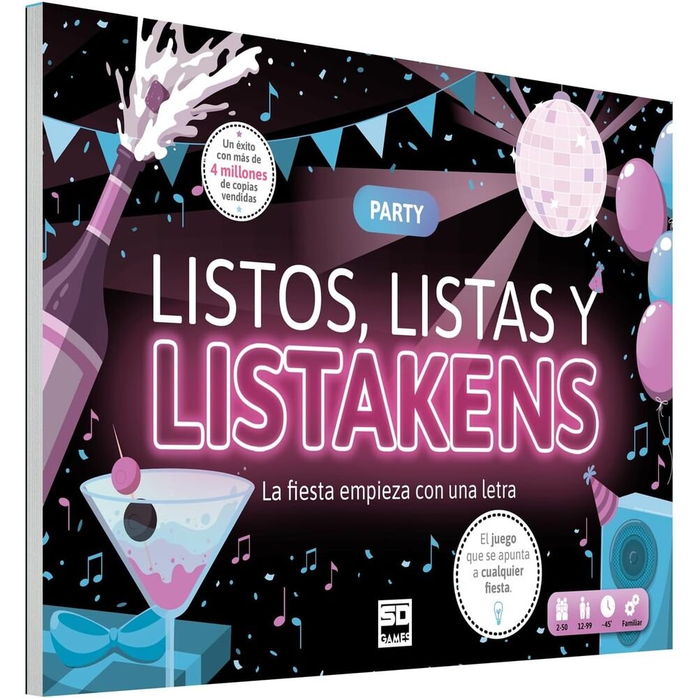 Spanish Listos Listas y Listakens Party board game