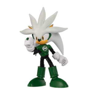 Sonic The Hedgehog Silver Green Lantern figure 13cm