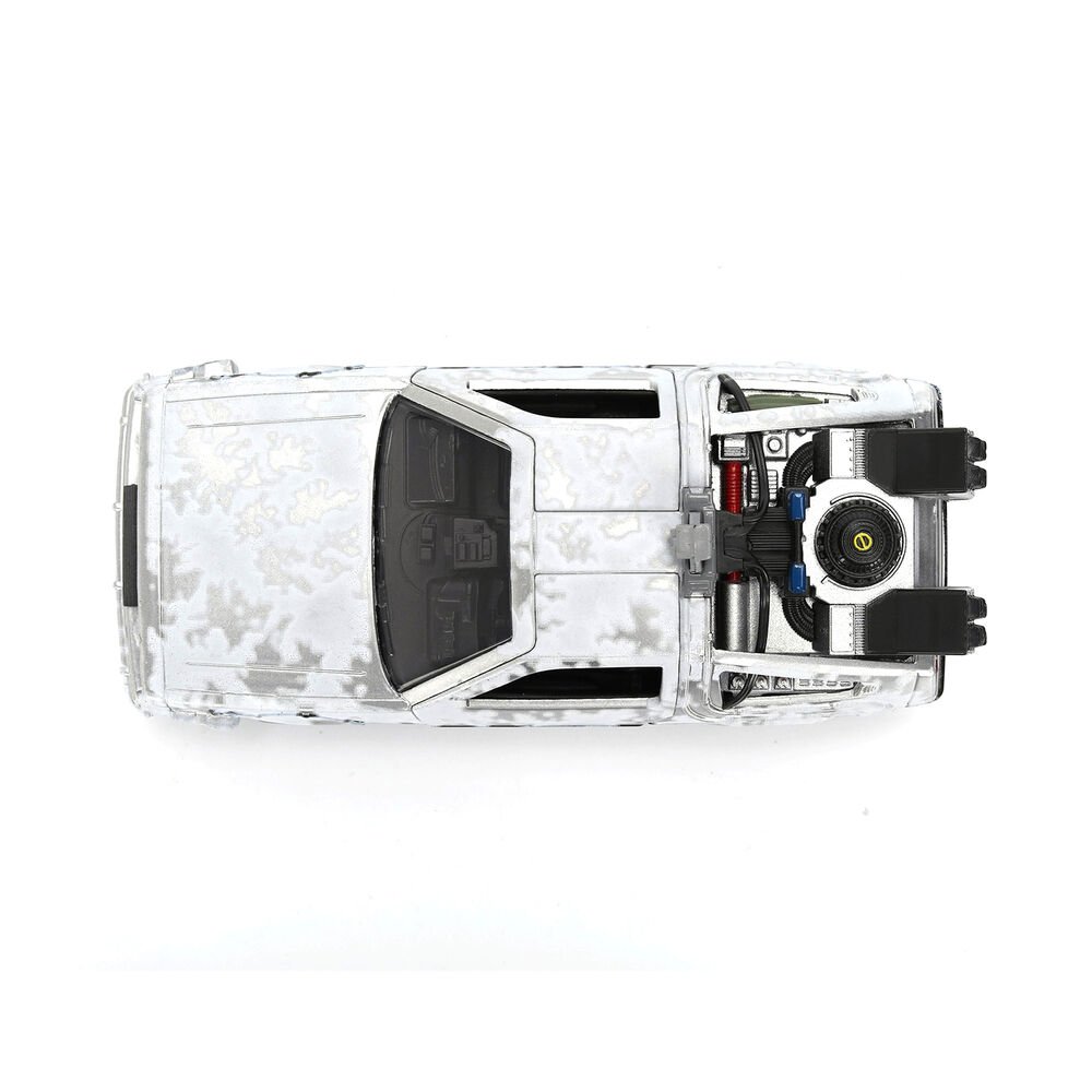 Back to the Future 40th Anniversary Time Machine Ice Effect Dlorean replica - Image 5