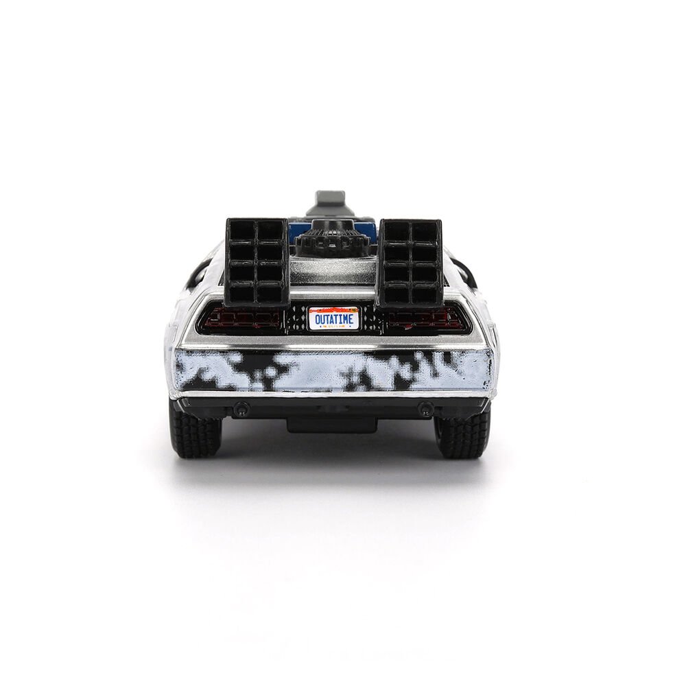 Back to the Future 40th Anniversary Time Machine Ice Effect Dlorean replica - Image 7