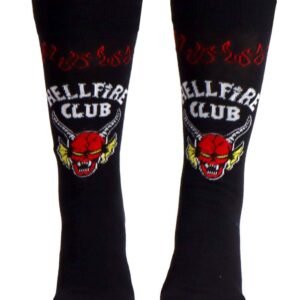 Stranger Things Hellfire Club adult socks