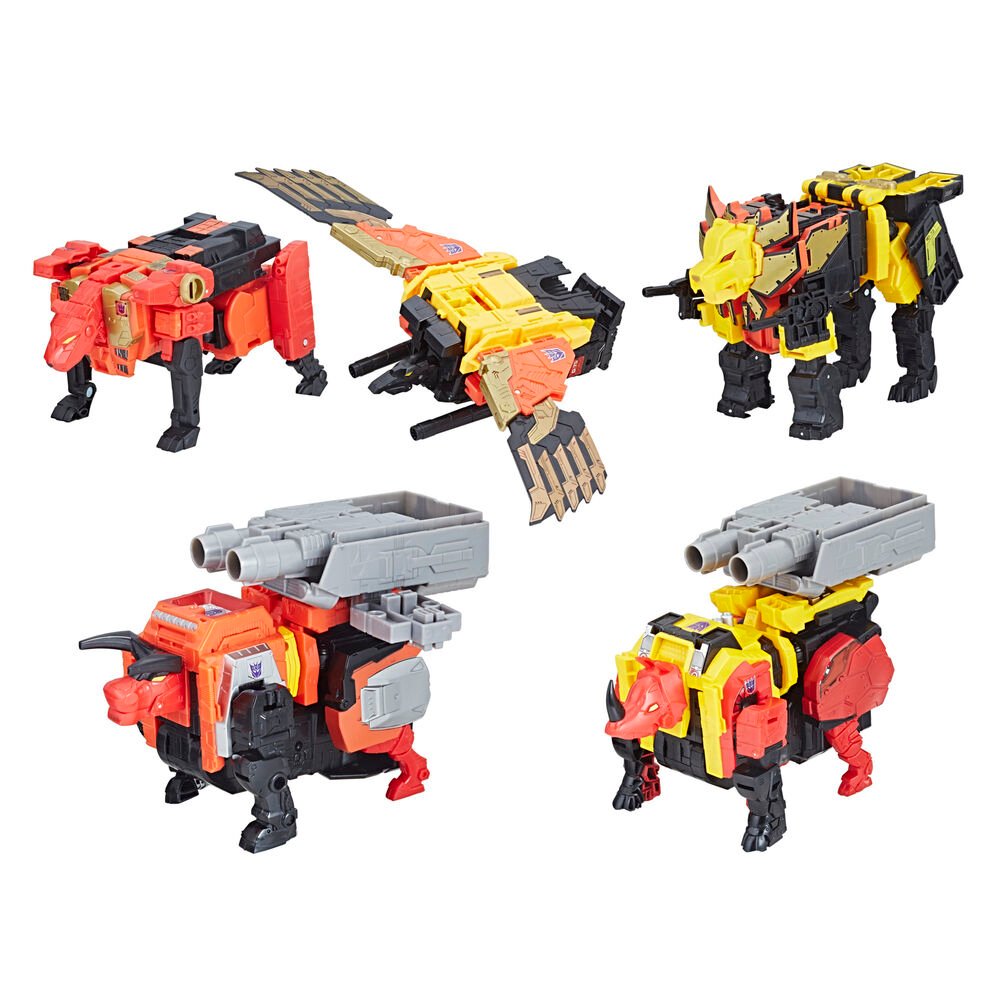 Transformers Power of the Primes Predaking Combiner set figures - Image 2