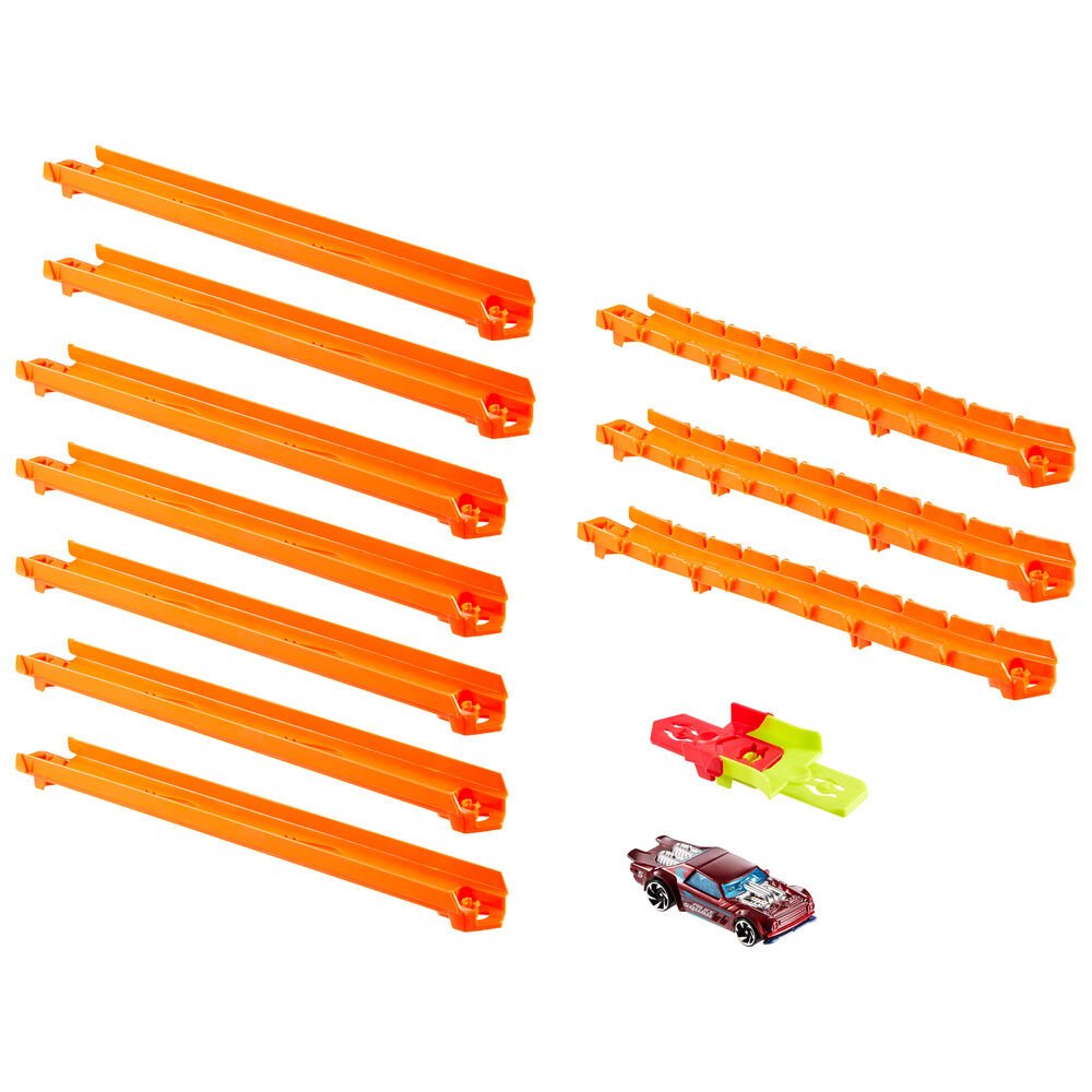 Hot Wheels Track Builder basic pack + car - Image 2
