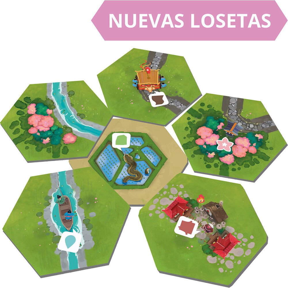 Spanish Dorfromantik Sakura board game - Image 4