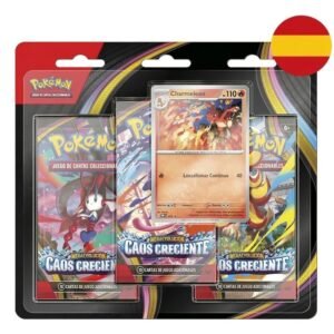Spanish Pokemon Megaevolution pack of card games 3 envelopes