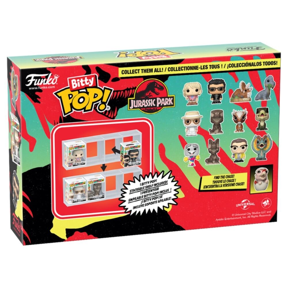 Blister 4 figures Bitty POP Jurassic Park Triceratops - Image 2