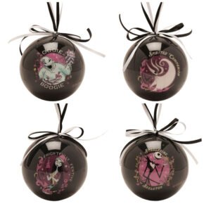 Disney Nightmare Before Christmas set 4 Christmas ball
