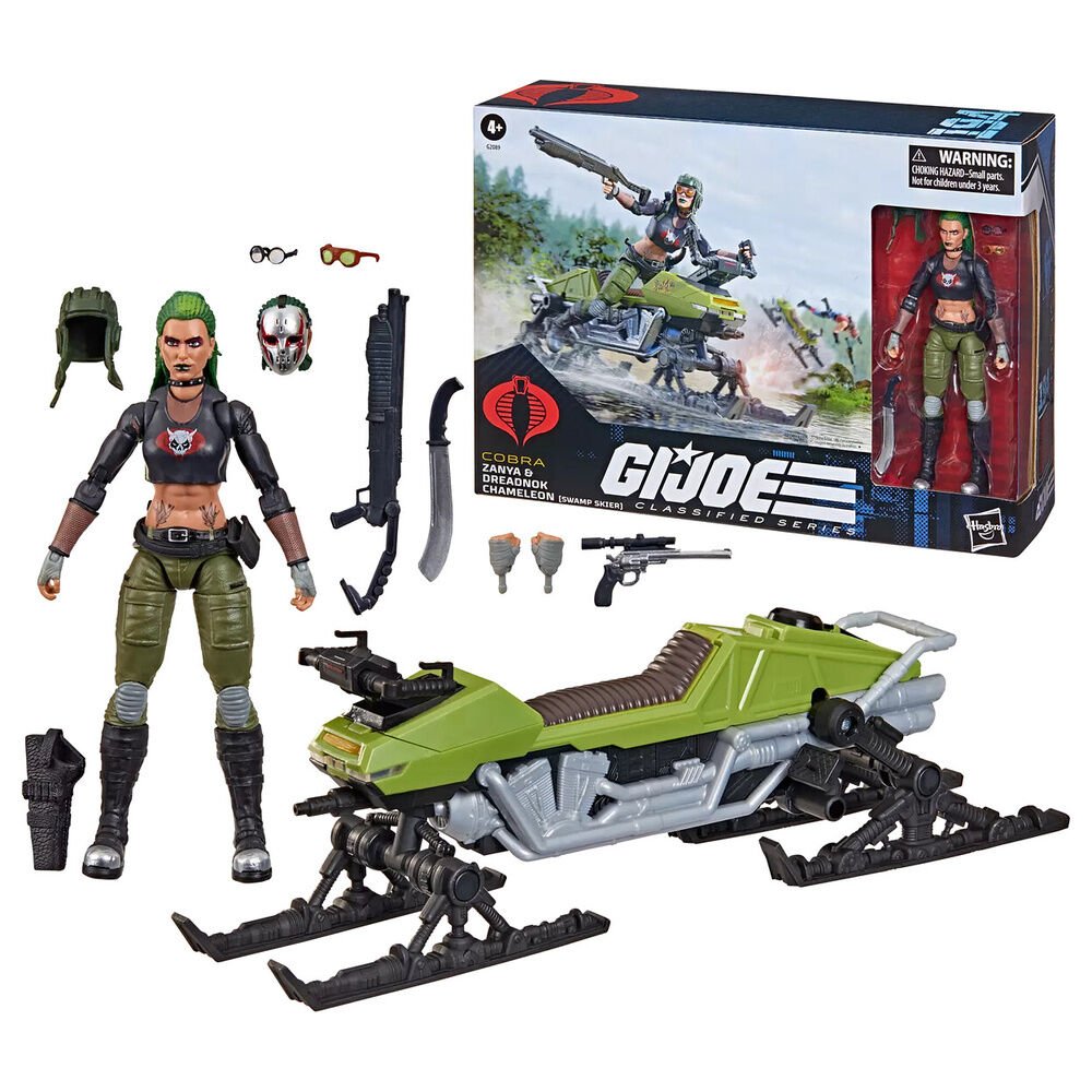 G.I. Joe Classified Series Cobra Zanya and Dreadnok Chameleon figure 15cm - Image 2