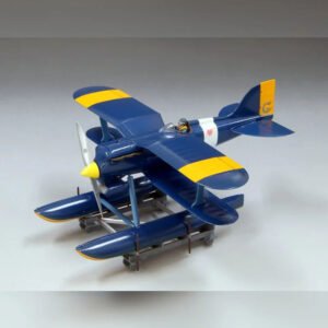 Porco Rosso Curtiss R3C-0 Seaplane model kit + Donald Curtis figure