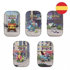 Spanish Pokemon Summer ex assorted mini tin card game