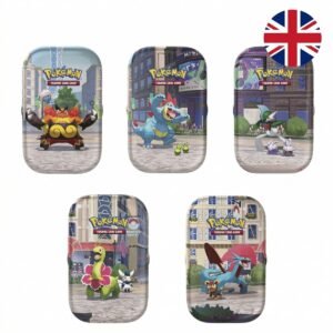 English Pokemon Summer ex assorted mini tin card game