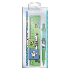 Minecraft stationery set