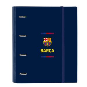 F.C. Barcelona 26/27 A4 cardboard 4 rings binder with sheets