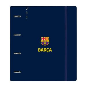 F.C. Barcelona 26/27 A4 foam folder 4 rings with sheets