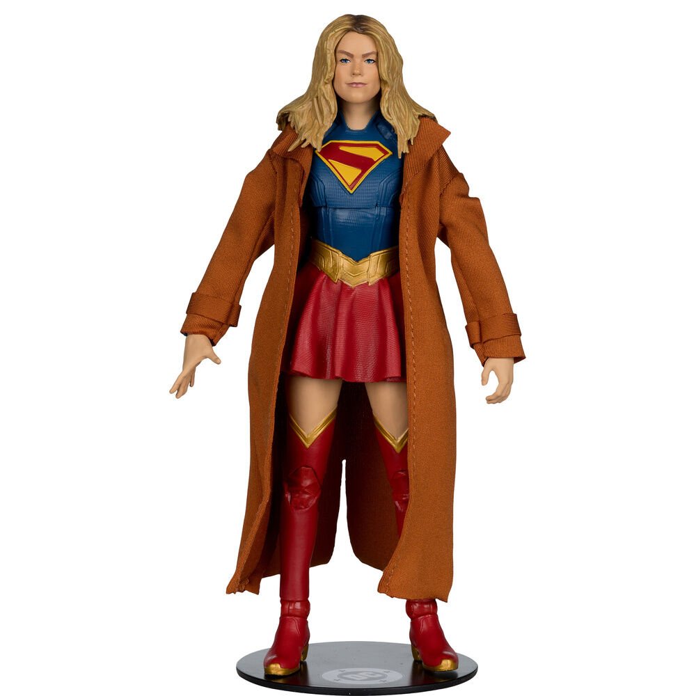 DC Comics Supergirl Deluxe Theatrical Edition Gold Label Collection Supergirl & Puppy Kripto figure 18cm - Image 8