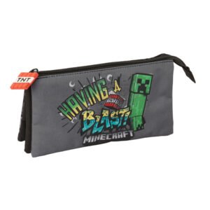 Minecraft Graffiti triple pencil case