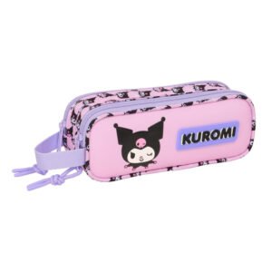 Hello Kitty Kuromi double pencil case