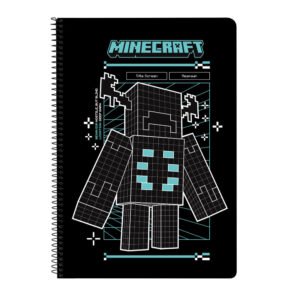 Minecraft Screen assorted A4 notebook