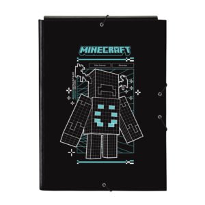 Minecraft Screen A4 cardboard binder with flaps
