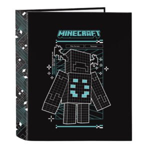 Minecraft Screen A4 cardboard 4 rings binder