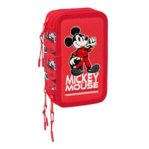 Disney Mickey & Friends Racing triple pencil case 37pcs
