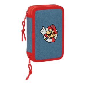 Super Mario double pencil case 29pcs