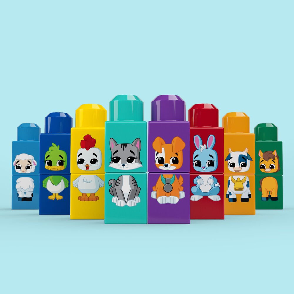 MEGA Bloks Build & Match Animal Tractor 30pcs - Image 3
