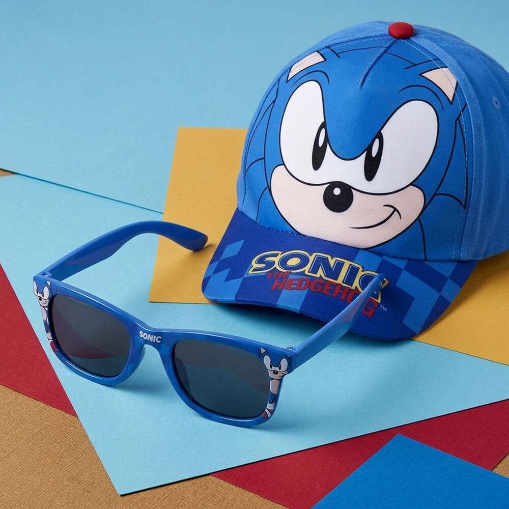 Sonic The Hedgehog set cap + sunglasses - Image 2