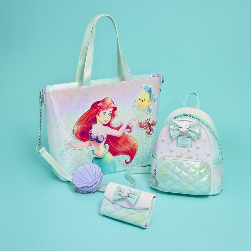 Loungefly Disney The Little Mermaid Iridescent Pearl backpack 26cm - Image 5